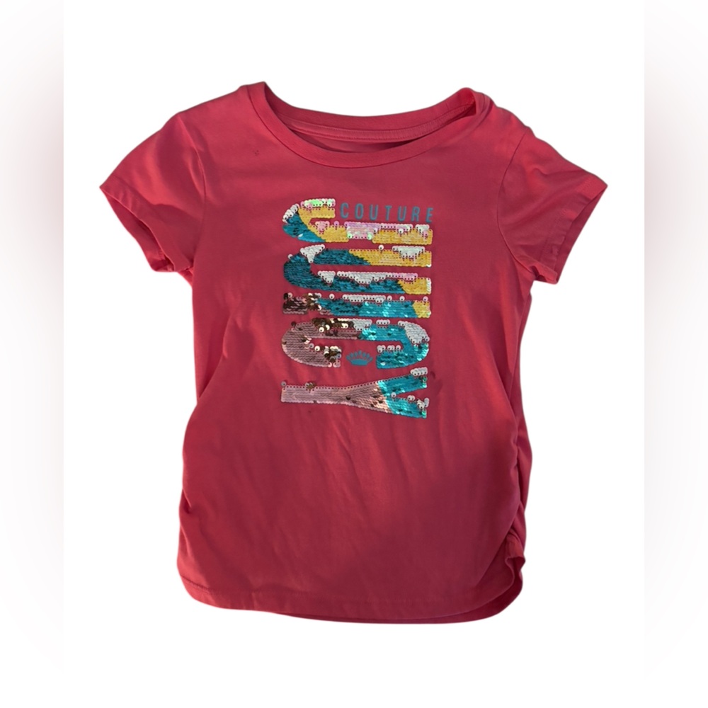 Juicy Couture Kids Red Sequin Tee